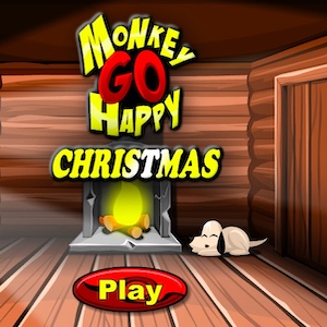 Monkey go happy Christmas