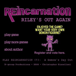 Reincarnation Riley's out again